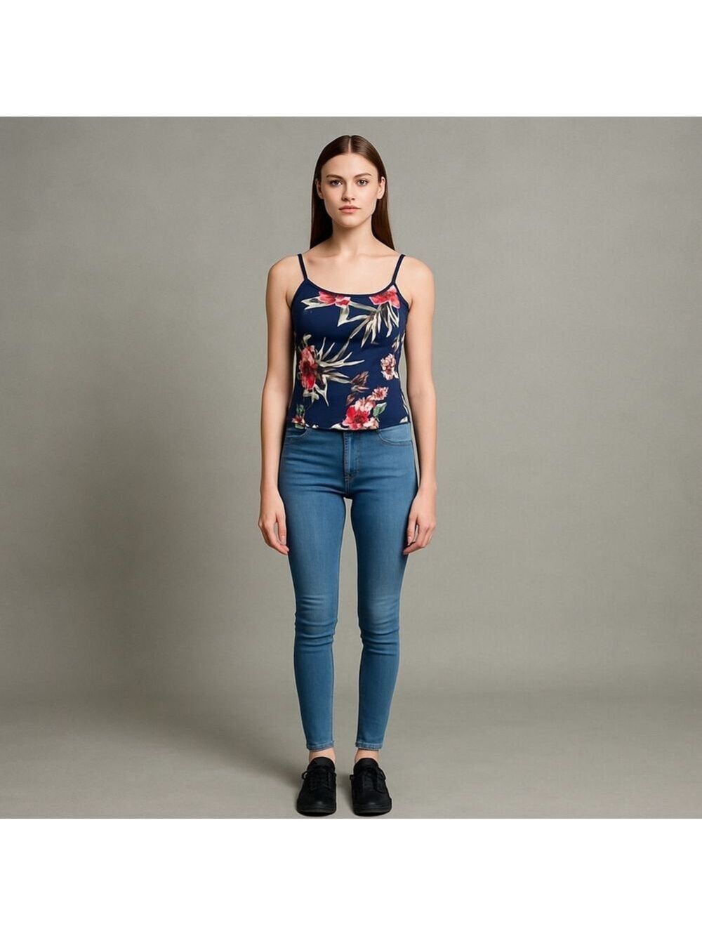 La Cabana Tank Top Hawaiian Floral